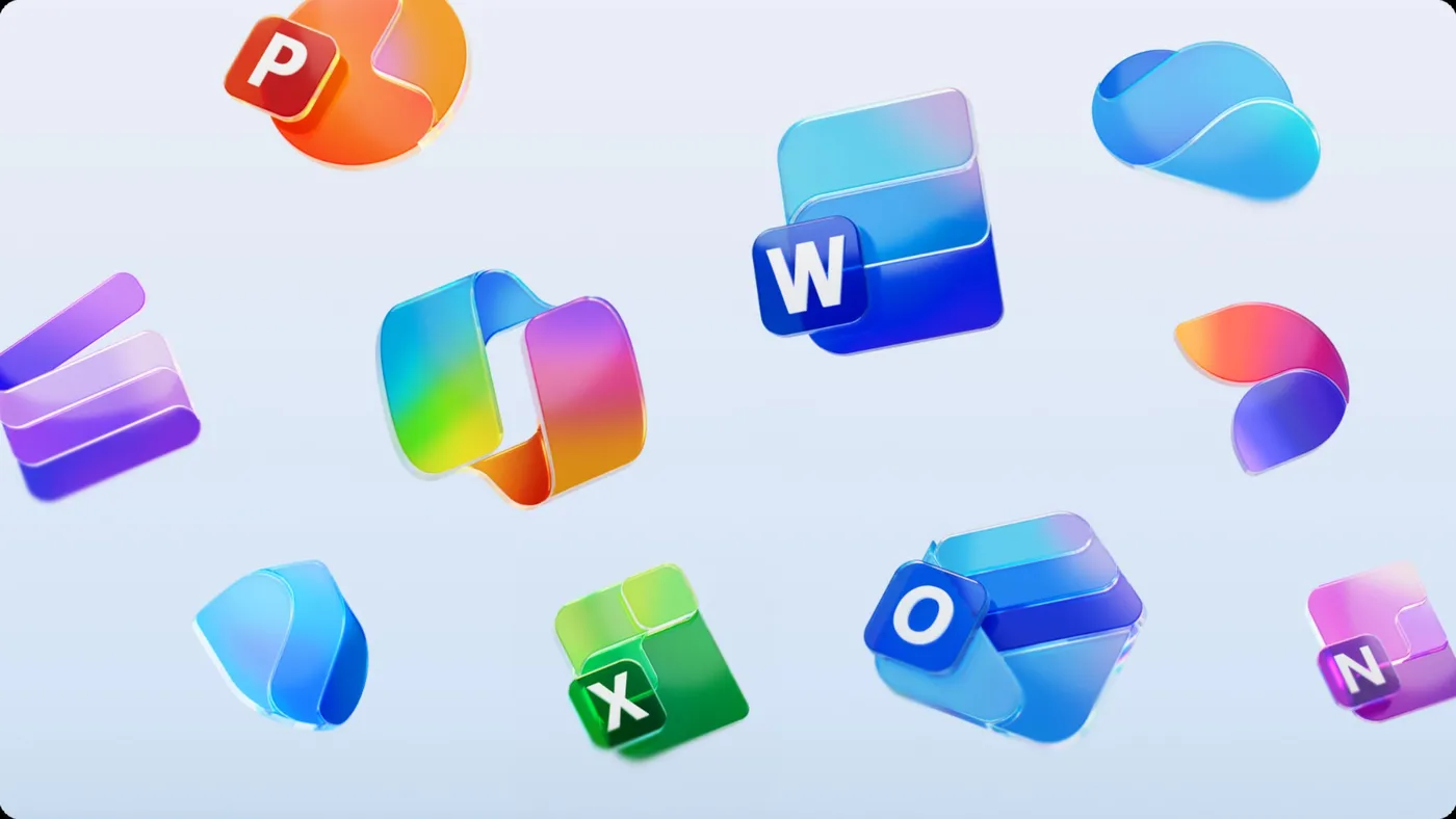 Microsoft 365 and Copilot app icons